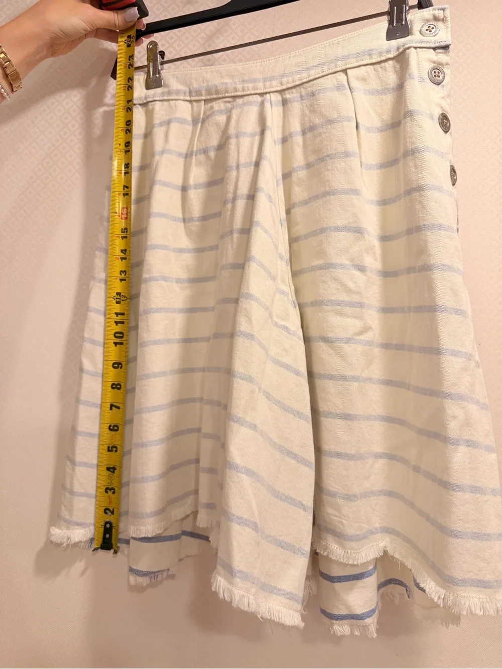 NWT Free People High Tide Stripe Long Shorts Size 4